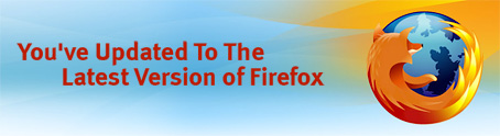 Firefox update screen